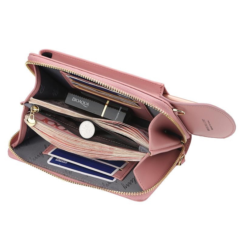 Ladies zipper vertical shoulder bag mySite