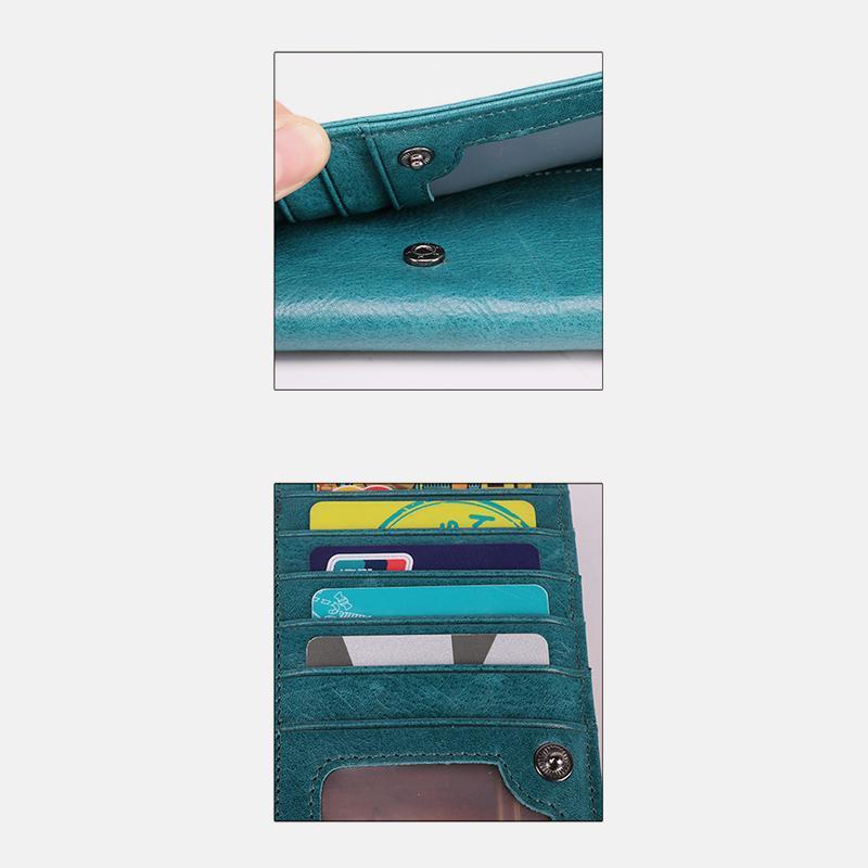 Genuine Leather RFID Vintage Wallet mySite