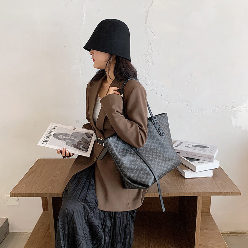 Vintage Large Capacity Tote Bag mySite