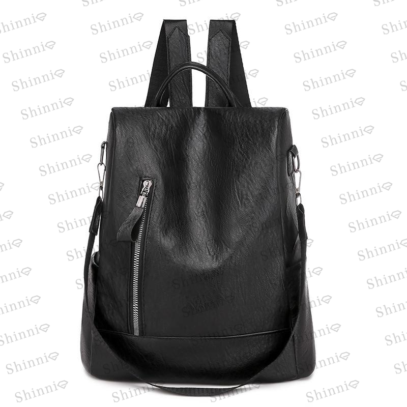 Women's simple casual all-match backpack mySite