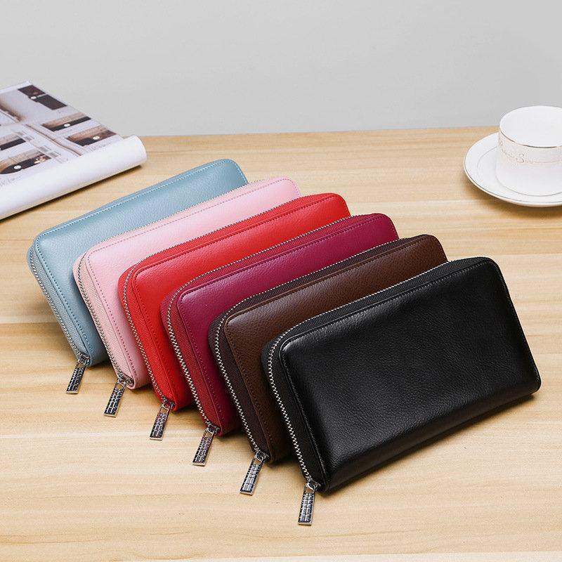 RFID Genuine Leather Card Wallet mySite