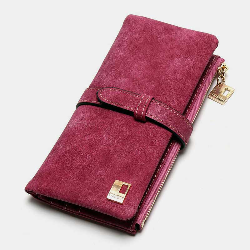 Lightweight Vintage LargeCapacity Long Wallet mySite