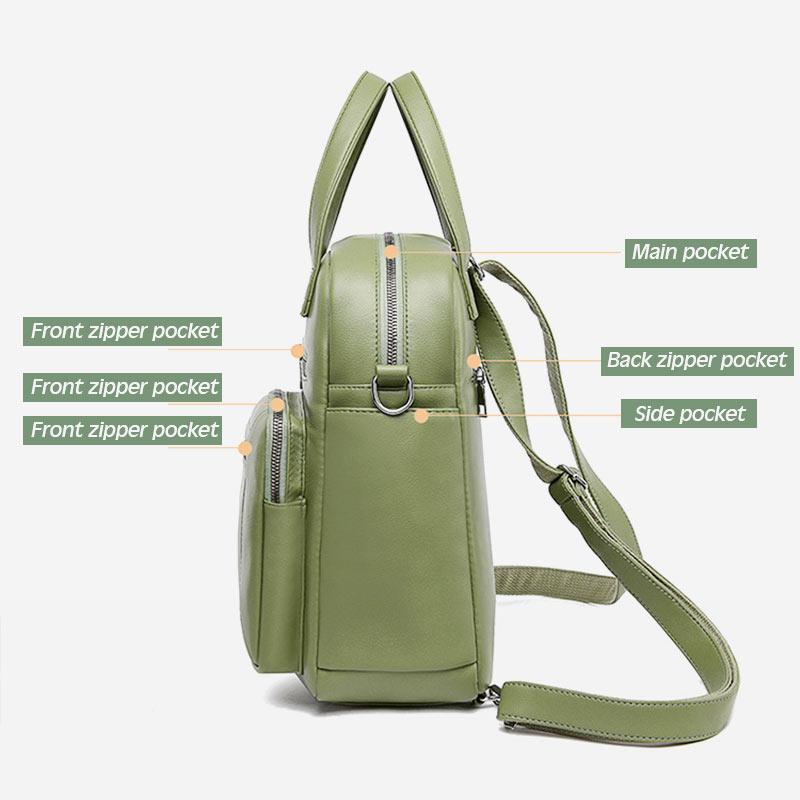 4 Way-use Classic Multi-pocket  Anti-theft Multifunctional CrossbodyBag mySite