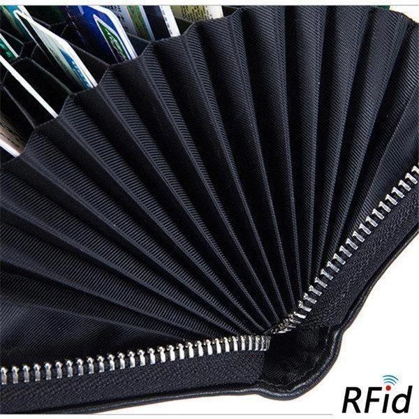 RFID Genuine Leather Card Wallet mySite