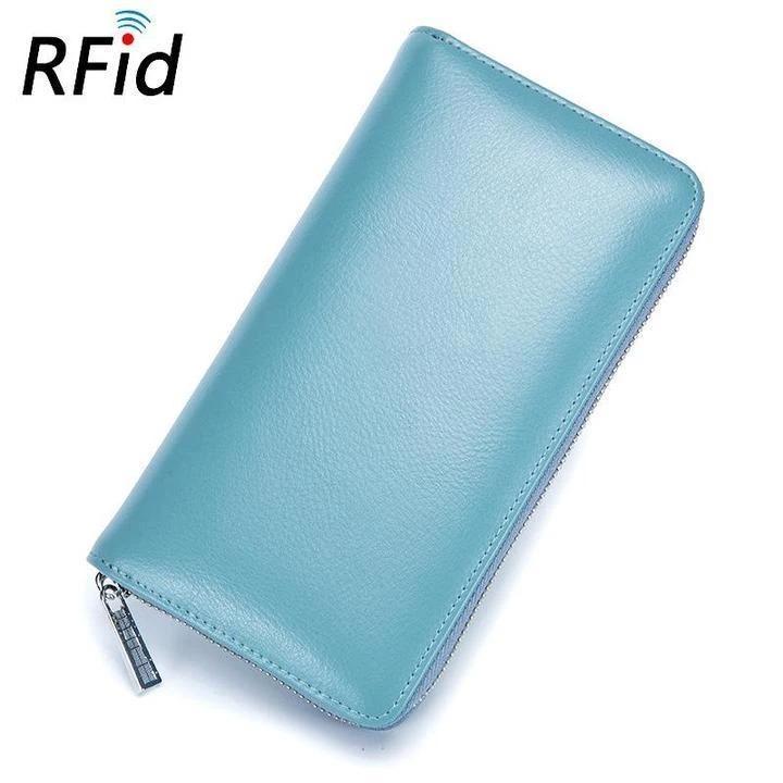 RFID Genuine Leather Card Wallet mySite