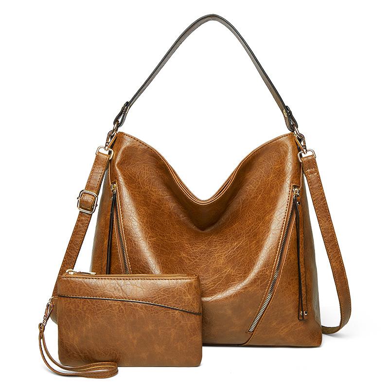 Diagonal straddle hand-held large bag women's fashionable women's shoulder bag mySite