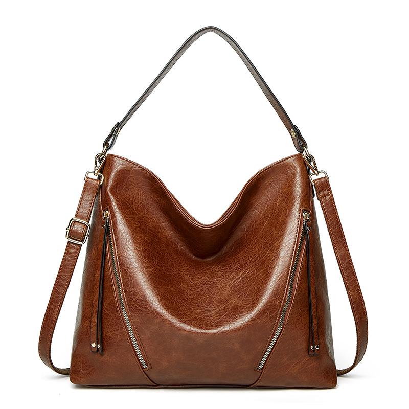 Diagonal straddle hand-held large bag women's fashionable women's shoulder bag mySite