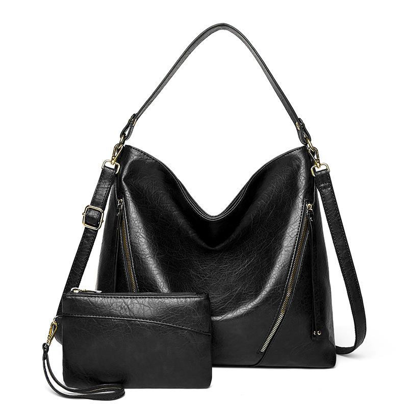 Diagonal straddle hand-held large bag women's fashionable women's shoulder bag mySite